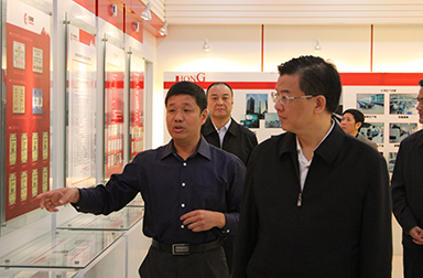 福建省委常委、省紀(jì)委書記倪岳峰調(diào)研虹潤公司