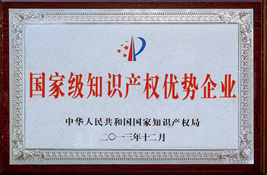 虹潤(rùn)公司被國(guó)家知識(shí)產(chǎn)權(quán)局確定為第一批國(guó)家級(jí)知識(shí)產(chǎn)權(quán)優(yōu)勢(shì)企業(yè)